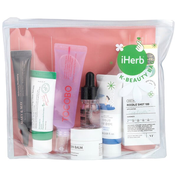 Korean Beauty Skincare Bag, 8 items IHerb Gift Set