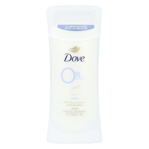 Aluminum Free Deodorant, Sensitive, 2.6 oz (74 g) Dove