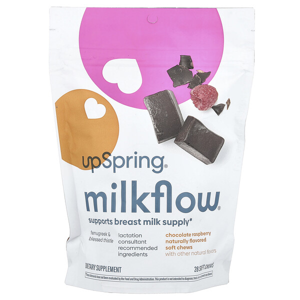 Milkflow®, Chocolate Raspberry, 28 Soft Chews UpSpring