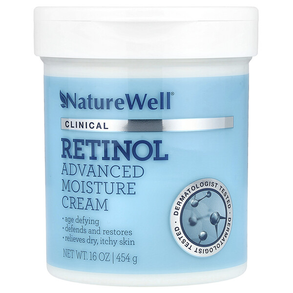 Retinol, Advanced Moisture Cream, 16 oz (454 g) NatureWell