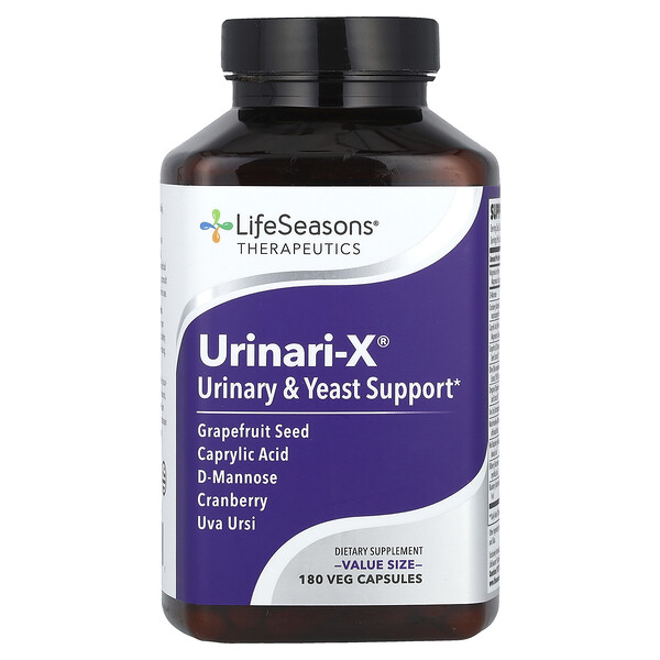 Urinari-X®, 180 Veg Capsules (Вегетарианские капсулы) LifeSeasons