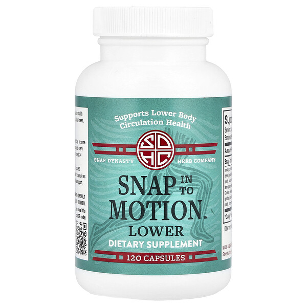 Snap In To Motion™ Lower, 120 Capsules (Капсулы) Snap Dynasty