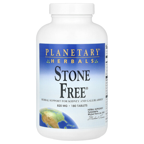 Stone Free®, 180 Tablets (Таблетки) Planetary Herbals