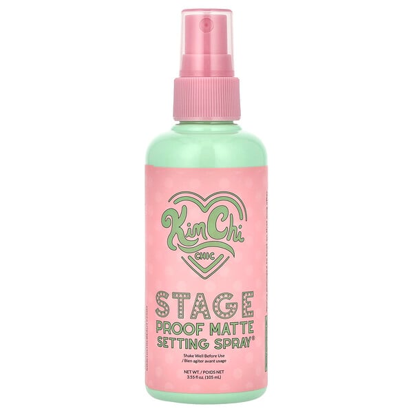 Stage Proof Matte Setting Spray®, 01 Matte Finish, 3.55 fl oz (105 ml) Kimchi Beauty