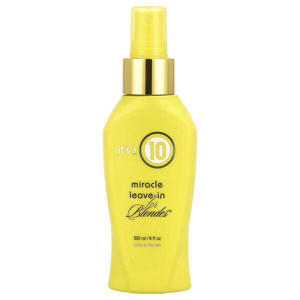 Miracle Leave-In, For Blondes®, 4 fl oz (120 ml) It's a 10