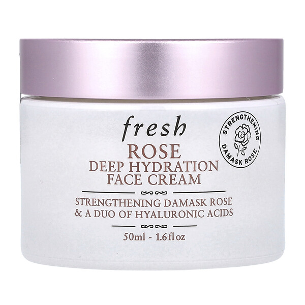 Rose, Deep Hydration Face Cream, 1.6 fl oz (50 ml) Fresh