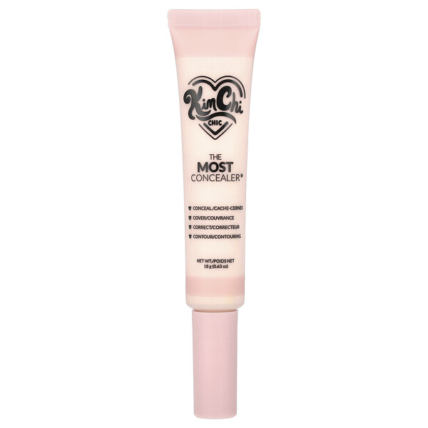 The Most Concealer®, 02 Peachy Ivory, 0.63 oz (18 g) Kimchi Beauty