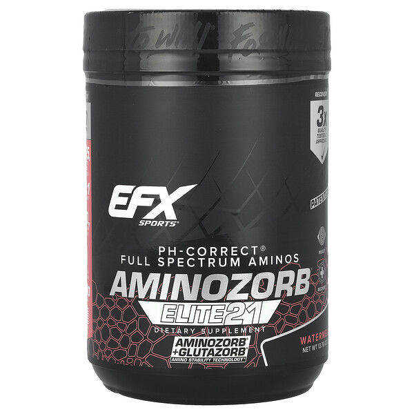 AminoZorb® Elite 21, Watermelon, 13.76 oz (Унции) (390 g) EFX Sports