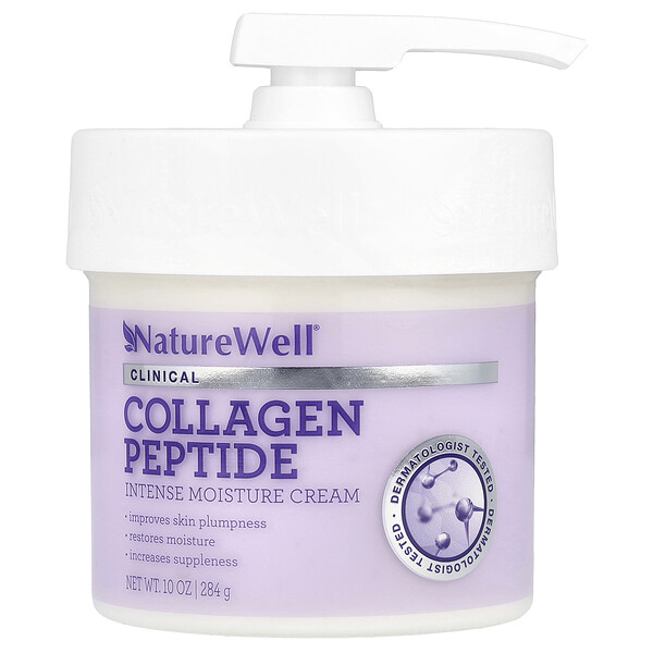 Collagen Peptide, Intense Moisture Cream , 10 oz (284 g) NatureWell