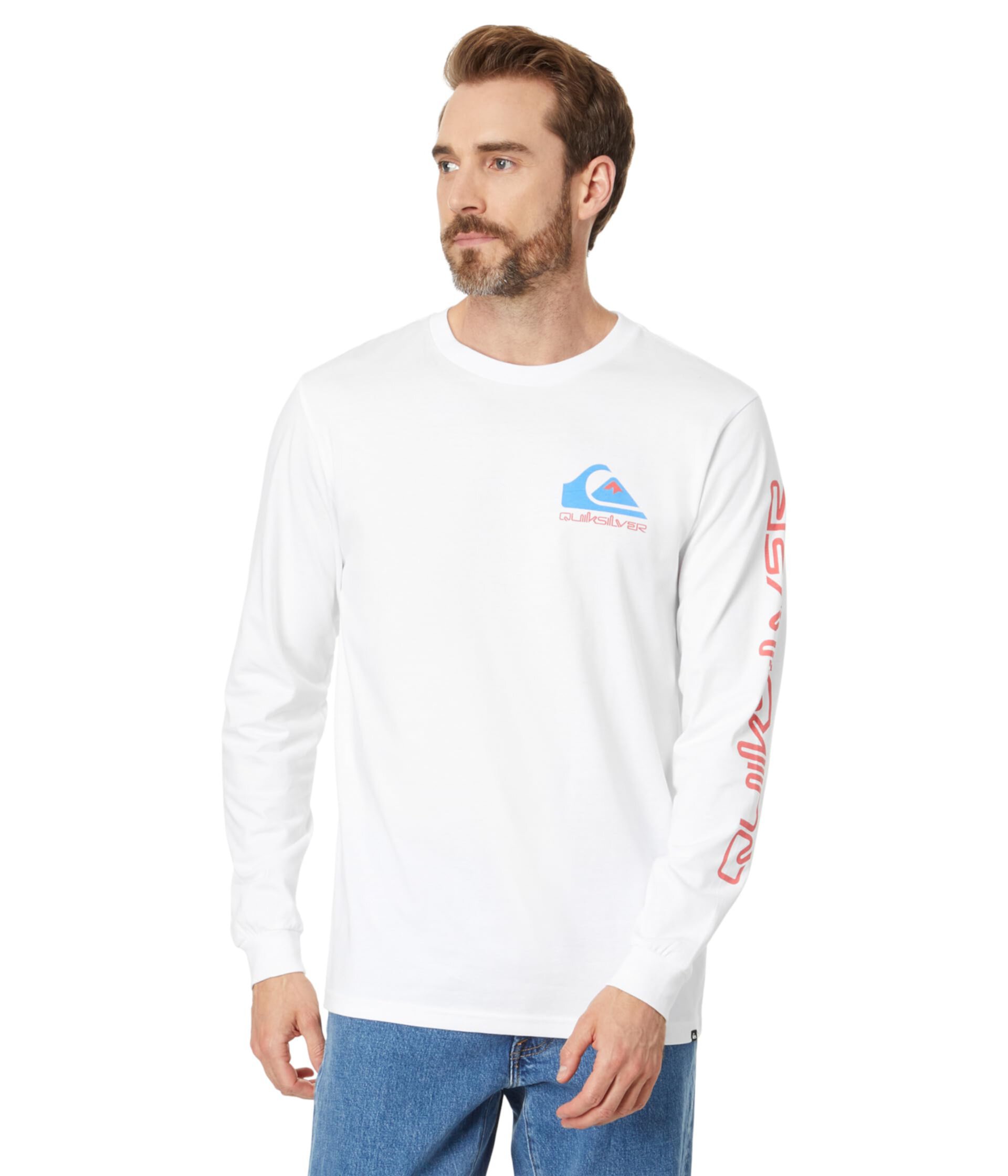 Comp Logo Long Sleeve Screen Tee Quiksilver