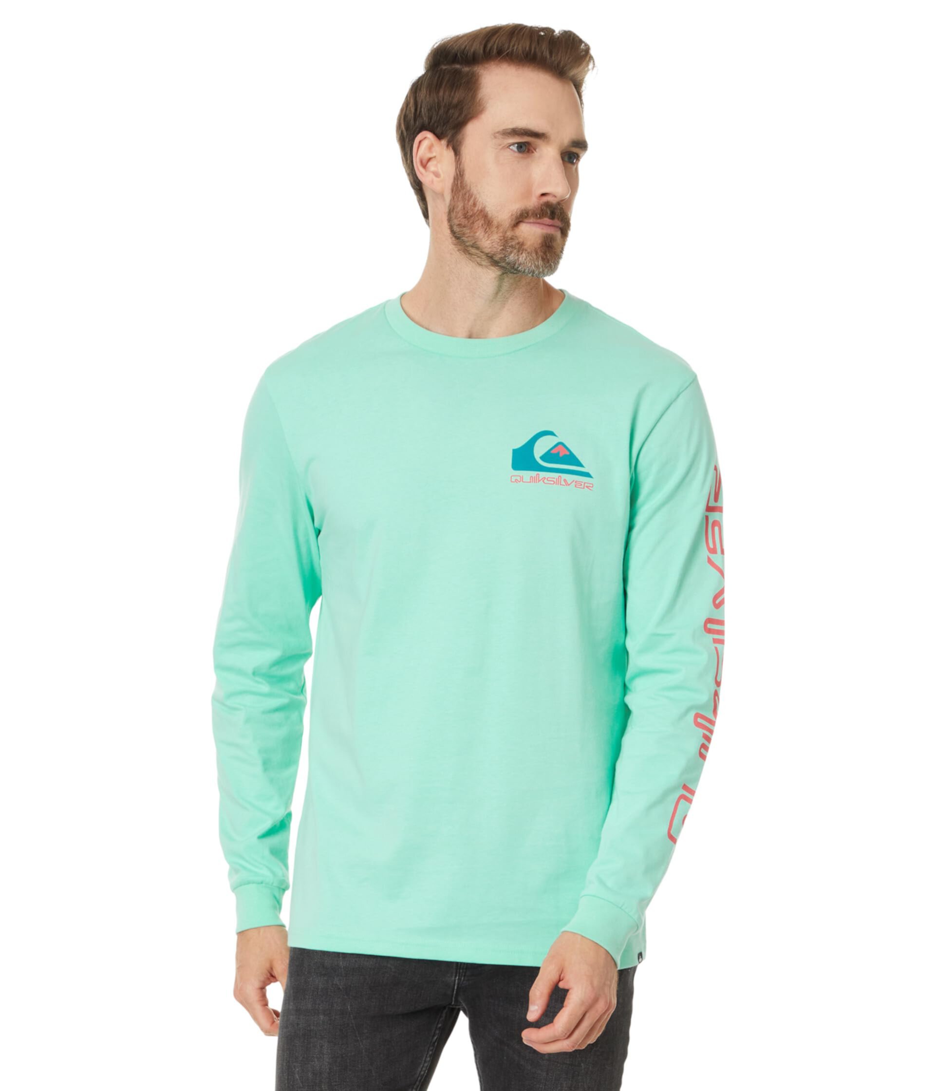 Мужская Футболка Quiksilver Comp Logo Long Sleeve Screen Tee Quiksilver