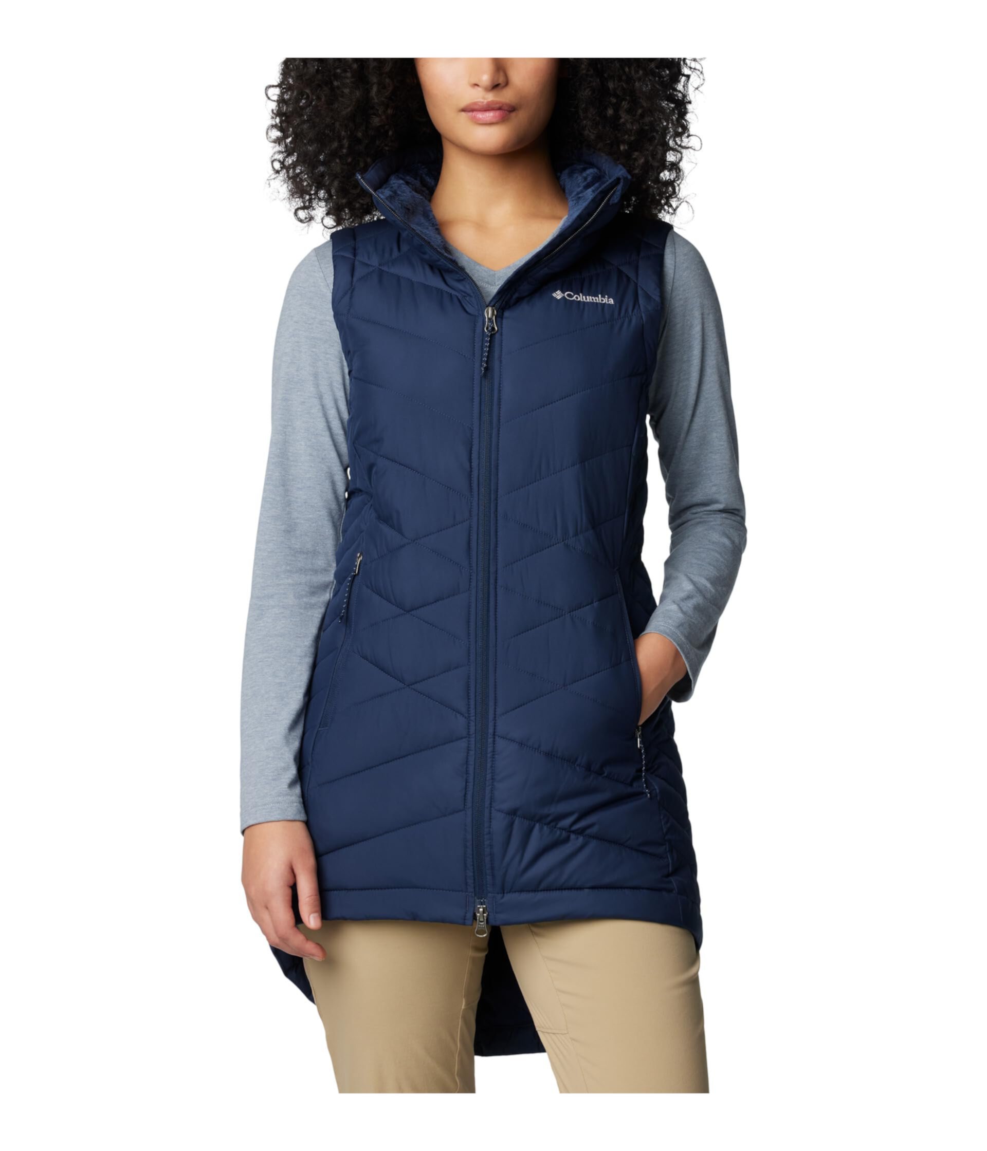 Женская Пуховая жилетка Columbia Heavenly™ II Long Vest Columbia