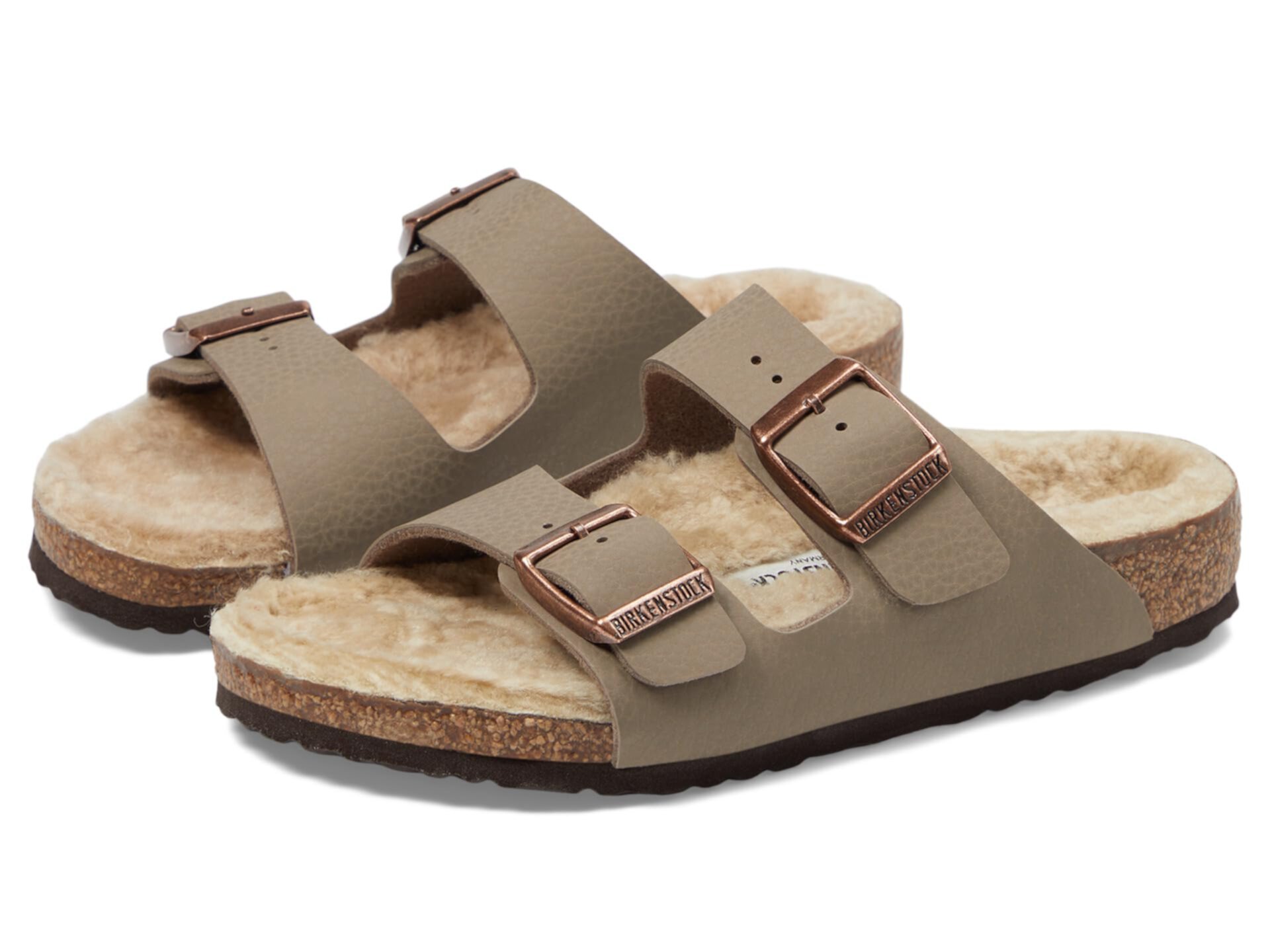 Детские сандалии Birkenstock Arizona Shearling - Desert Soil Birkenstock