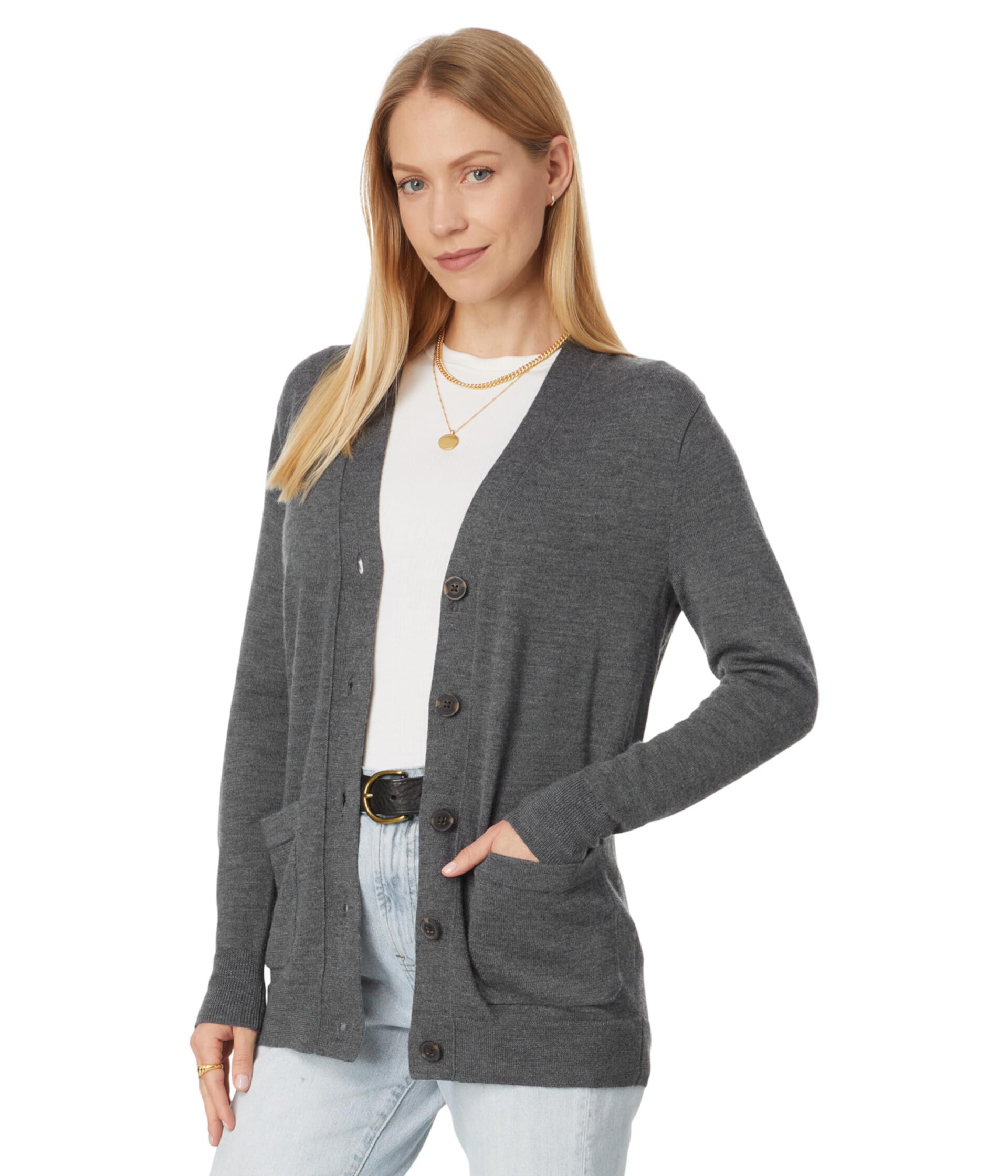 Женский Свитер Madewell Frankie Merino Wool Boyfriend Madewell