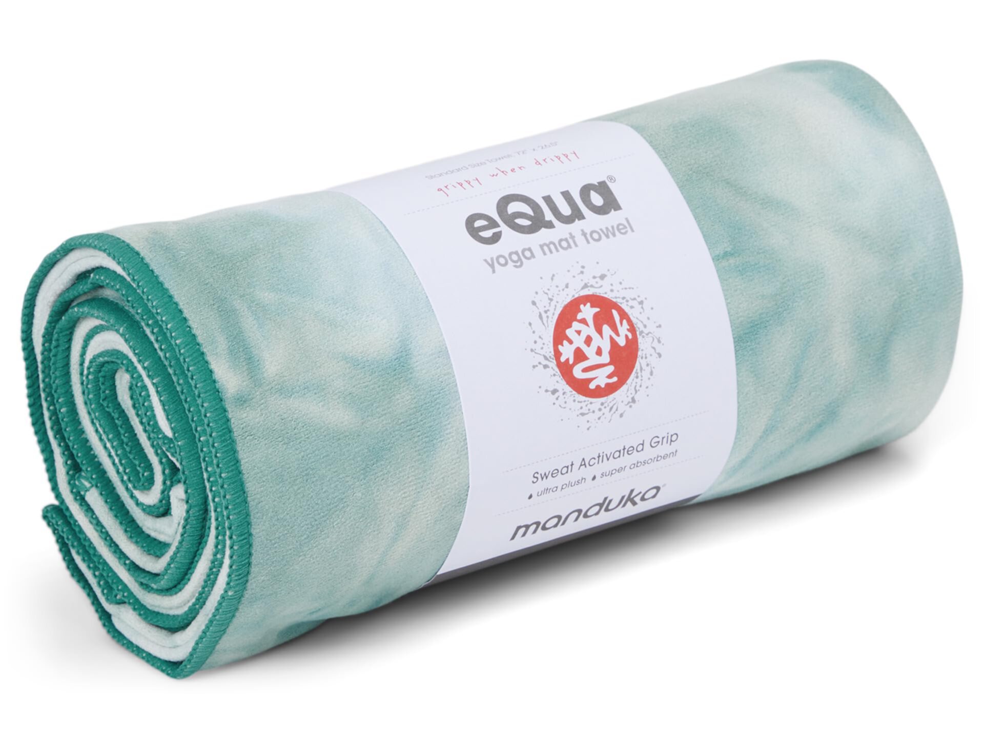 Полотенце для йоги eQua, для фитнеса, из микрофибры, средний размер Manduka