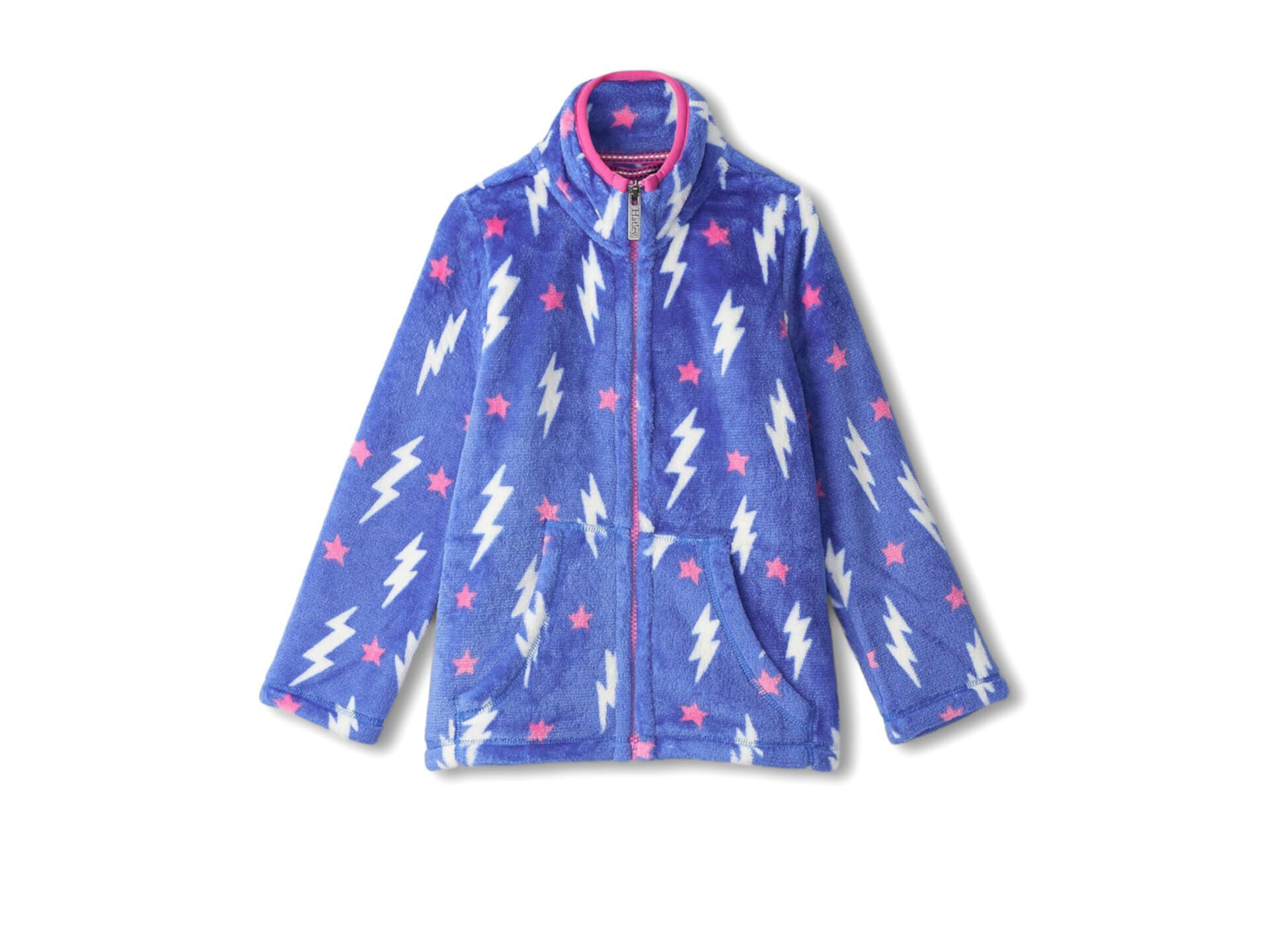 Детская ветровка Hatley Lightning Bolts Fuzzy Fleece Zip-Up Hatley