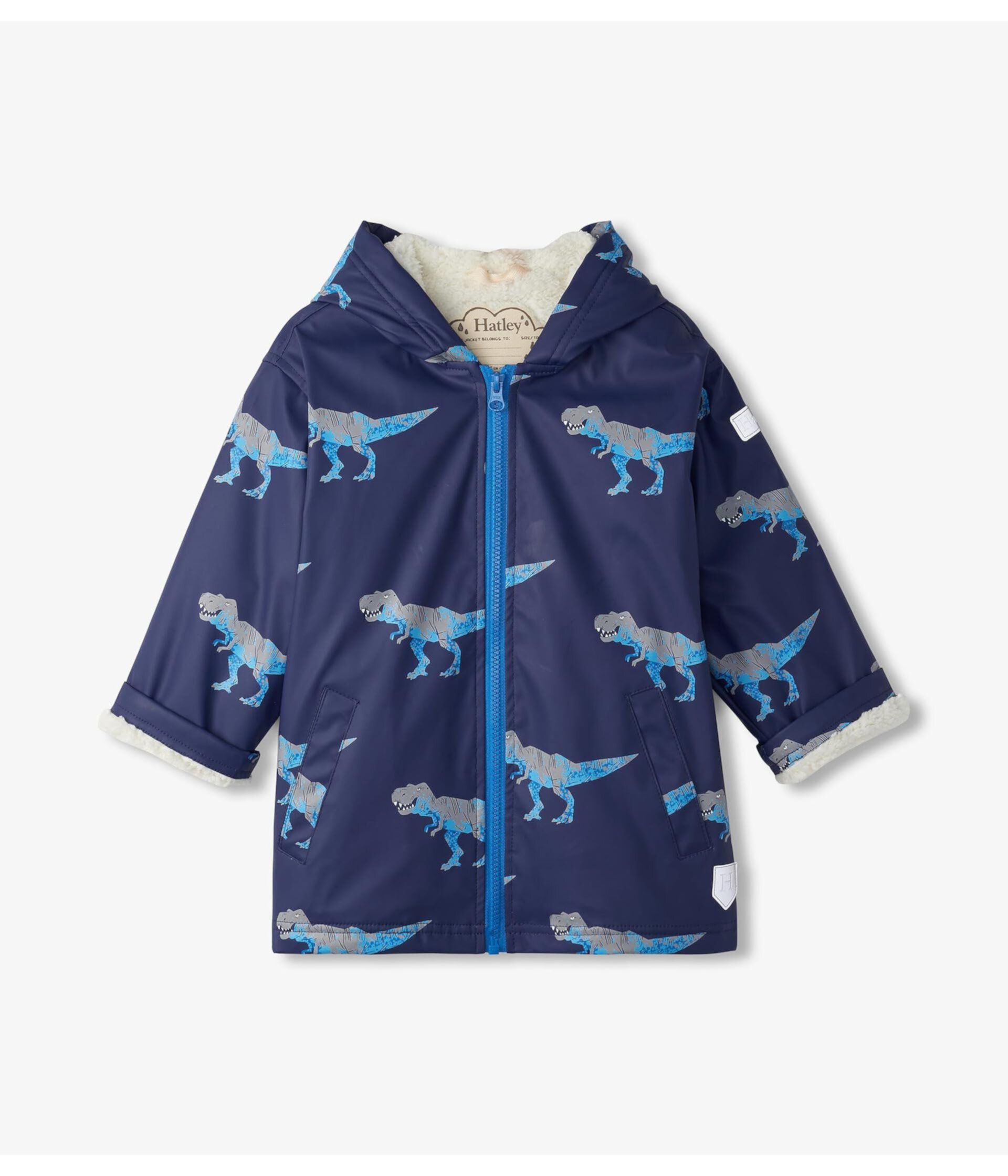 Детская Ветровка Hatley T-Rex Attack Sherpa Lined Splash Jacket Hatley