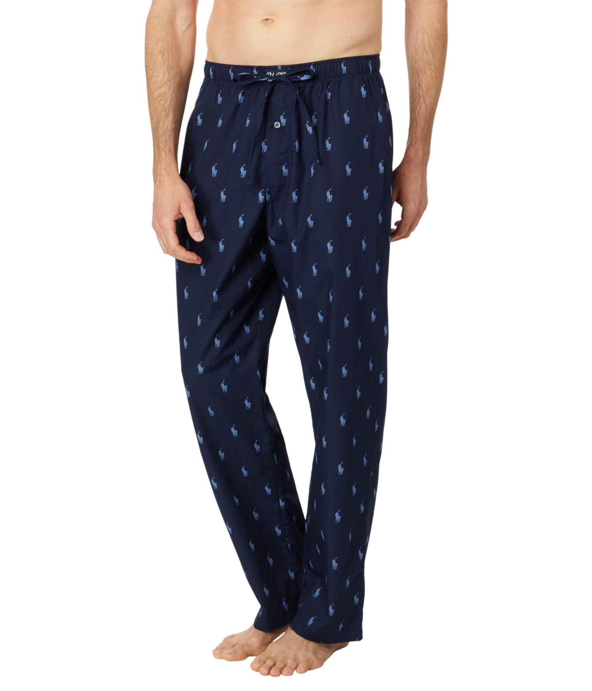 Мужские Пижамные брюки и шорты Polo Ralph Lauren AOPP Woven PJ Pants Polo Ralph Lauren