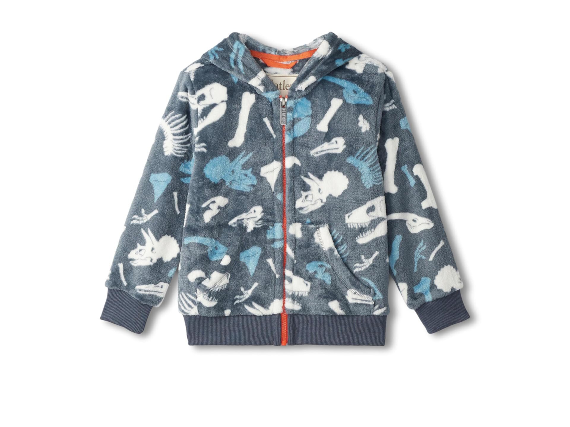 Детская Ветровка Hatley Dino Fossils Fuzzy Fleece Zip-Up Hatley