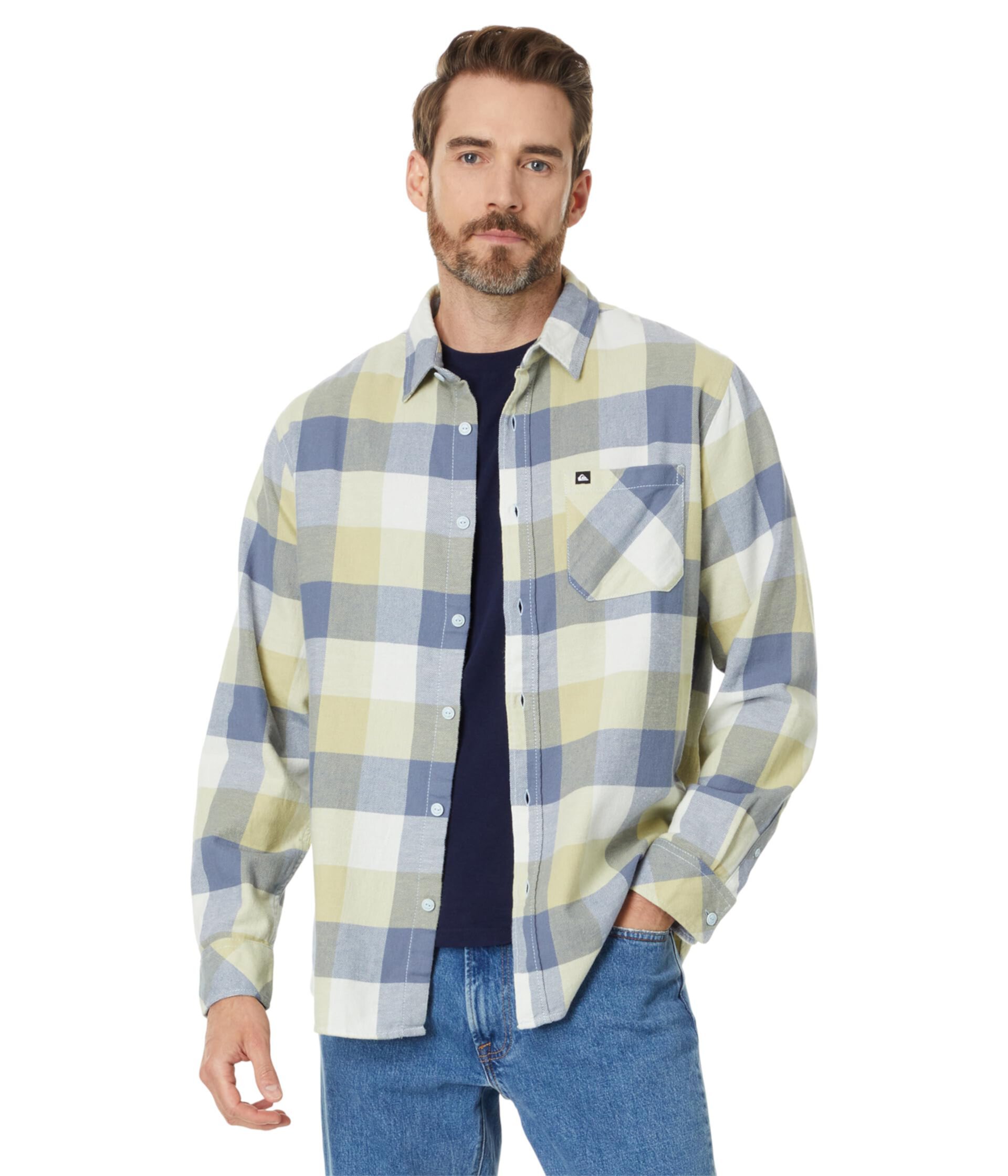 Мужская Повседневная рубашка Quiksilver Motherfly Long Sleeve Flannel Woven Quiksilver