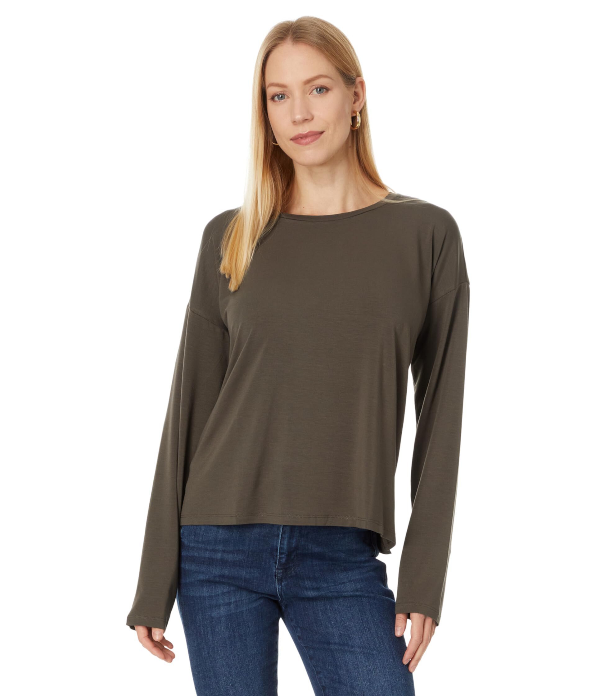 Женская Футболка Eileen Fisher Crew Neck Box Top Eileen Fisher