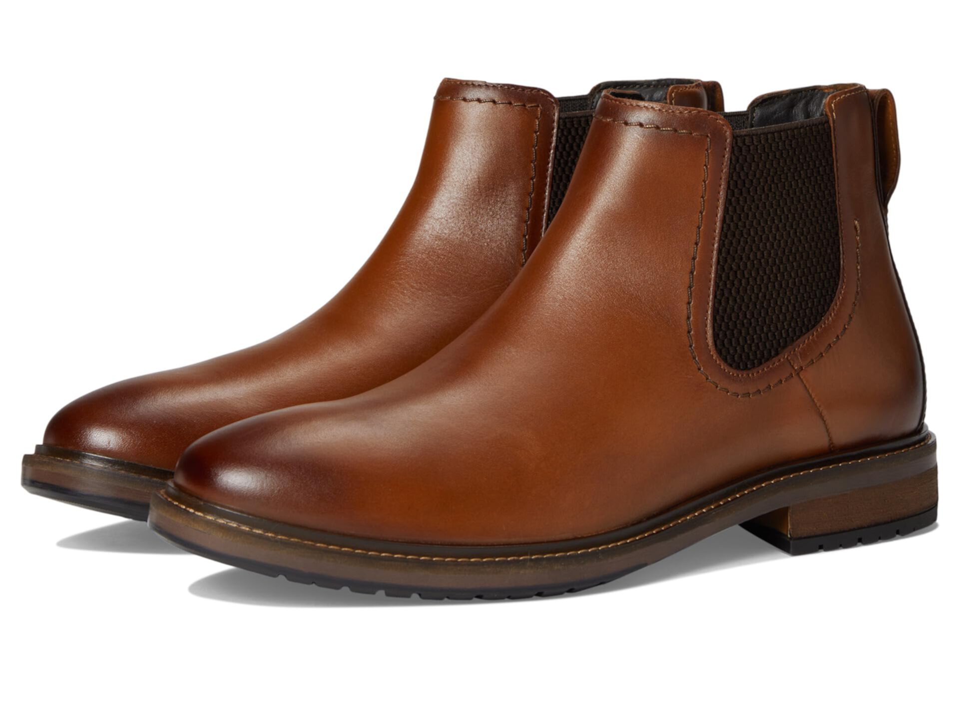 Ботинки Florsheim Forge с гладким носом и кожаным верхом, удобной стелькой Florsheim