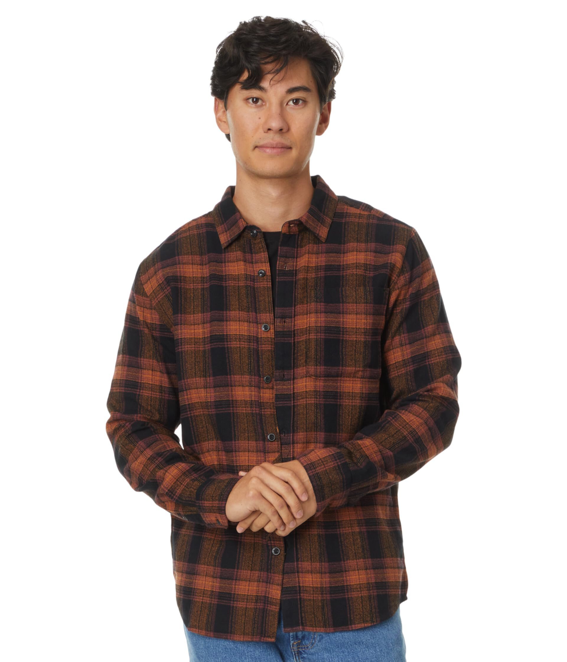 Мужская Поло рубашка Volcom Baystone Flannel Long Sleeve Volcom