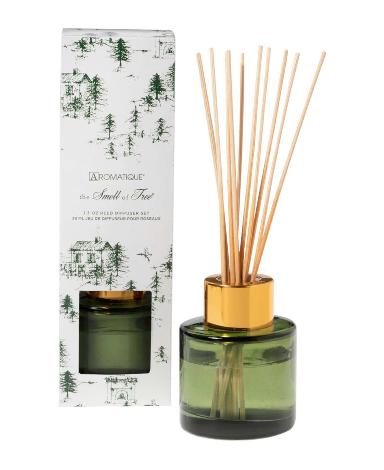 The Smell of Tree Mini Reed Diffuser,1.3floz Aromatique