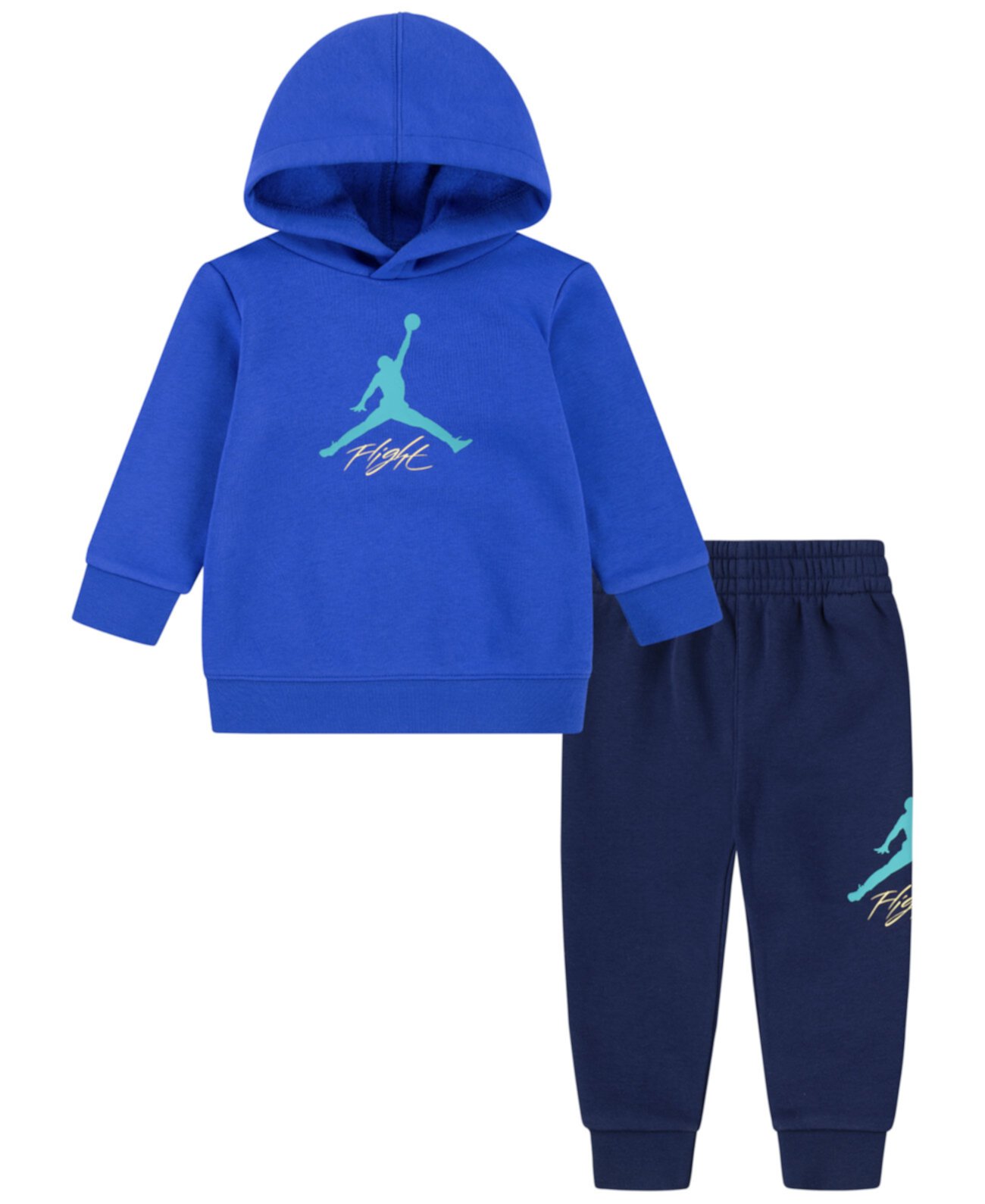 Baby Neutral MJ Baseline 2-Piece Pullover Hoodie and Pants Set Jordan