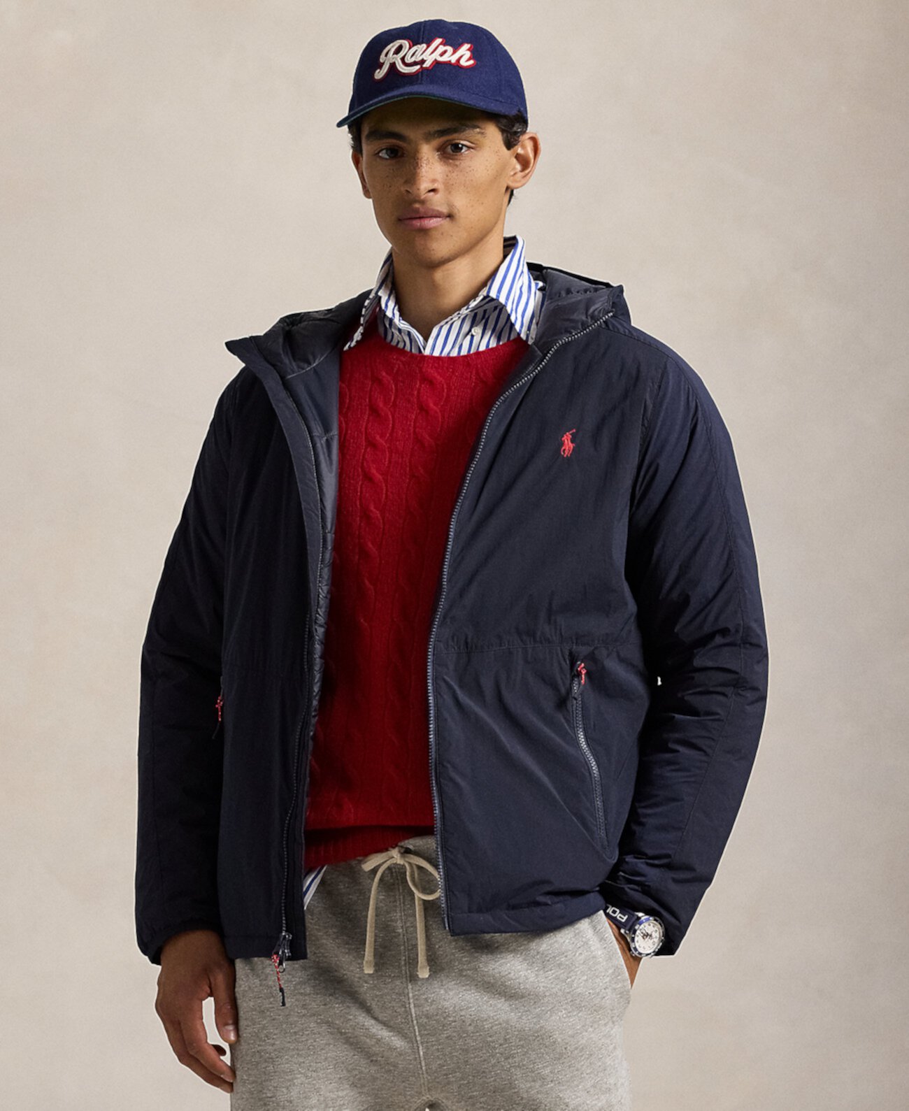 Мужская Ветровка Polo Ralph Lauren Stretch Hooded Jacket Polo Ralph Lauren