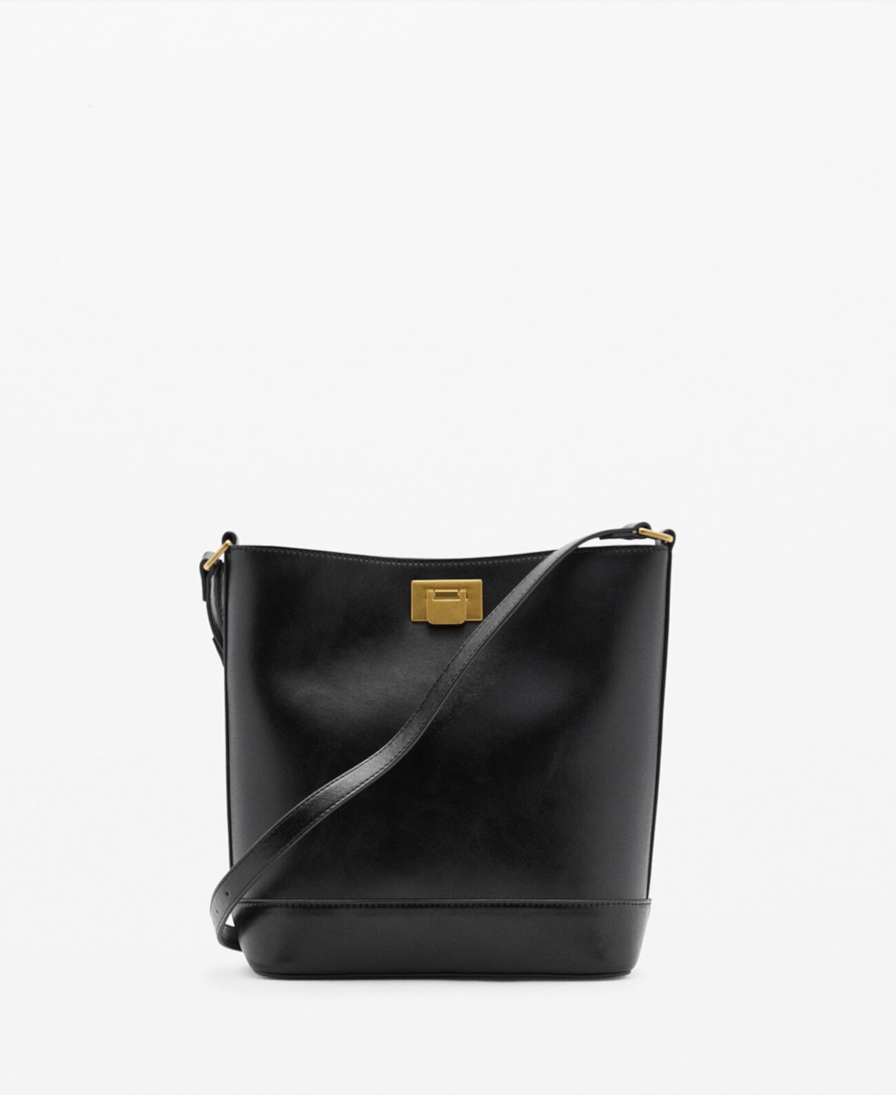 Сумка тоут MANGO Women's Padlock Detail Shopper Bag MANGO