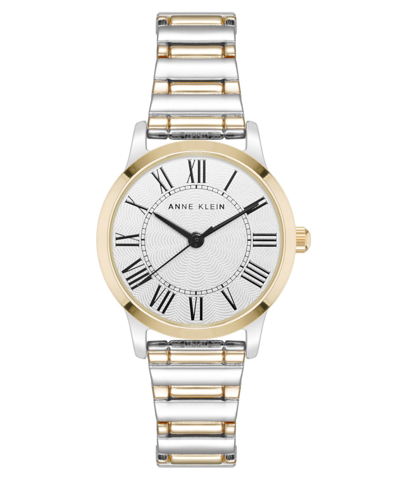 Women's Quartz Signature Round Roman Numeral Two-Tone Alloy Metal Watch, 29mm Anne Klein