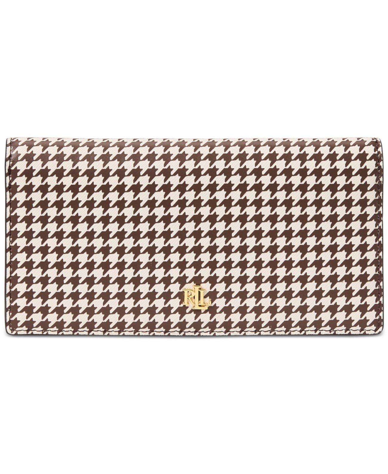 Бумажник LAUREN Ralph Lauren Print Crosshatch Leather Slim LAUREN Ralph Lauren