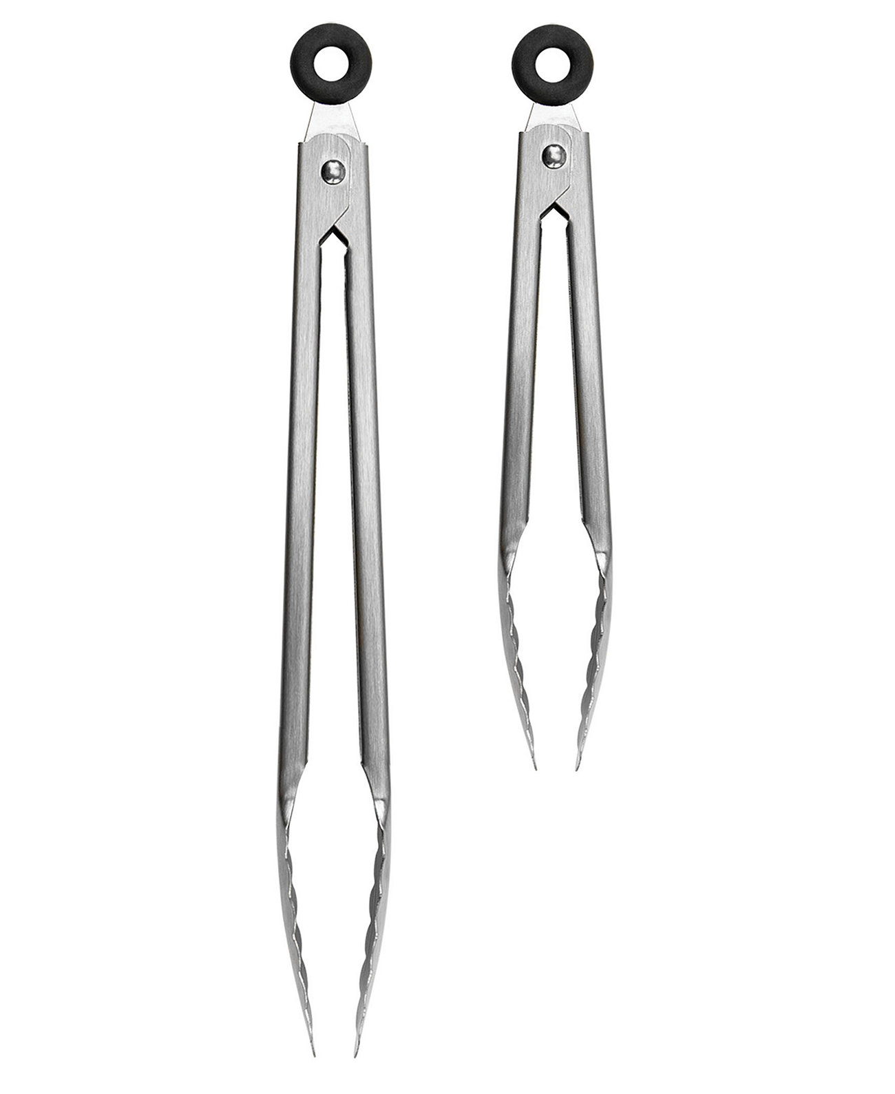 Elements 9" 12" Stainless Steel Tongs, Set of 2 Tovolo