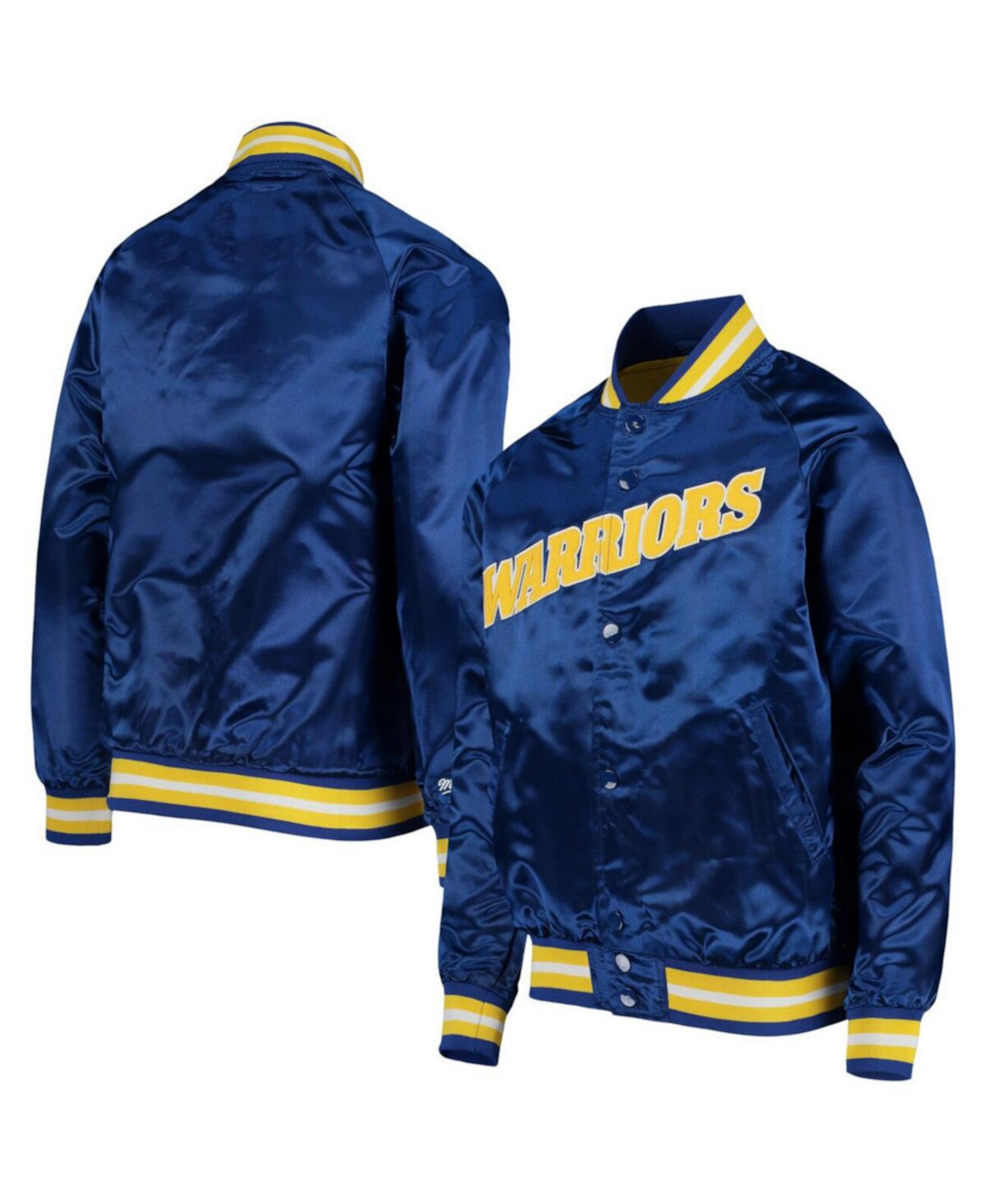 Мальчуковые Ветровки и Легкие Куртки Mitchell & Ness Hardwood Classics Satin Raglan Full-Snap Jacket Mitchell & Ness