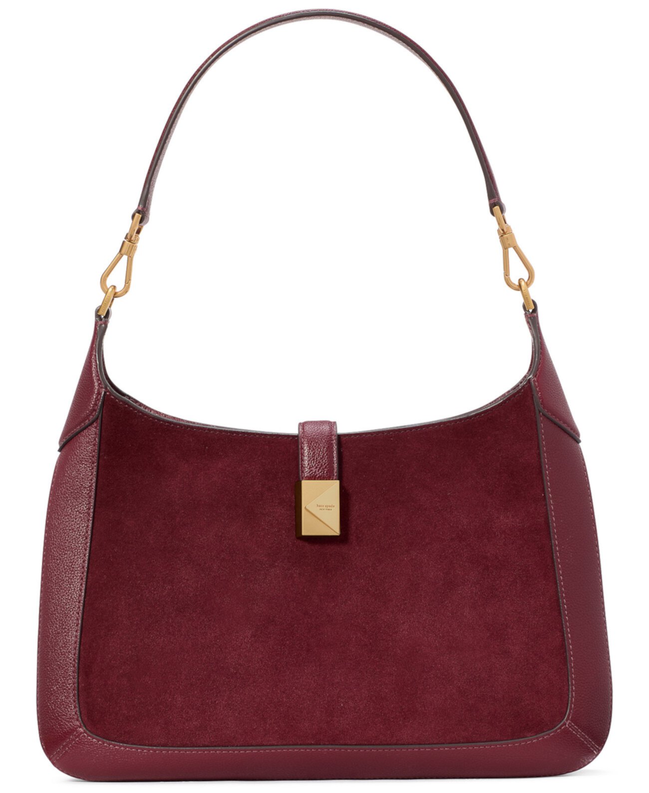 Сумка через плечо Kate Spade New York Deco Pebbled Leather & Suede Hobo Bag Kate Spade New York