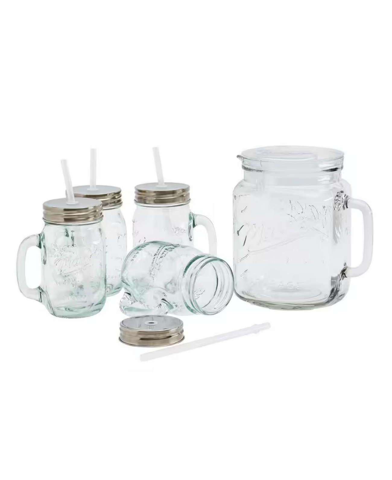 Glass Drinkware Set, 14-piece Mason Craft & More