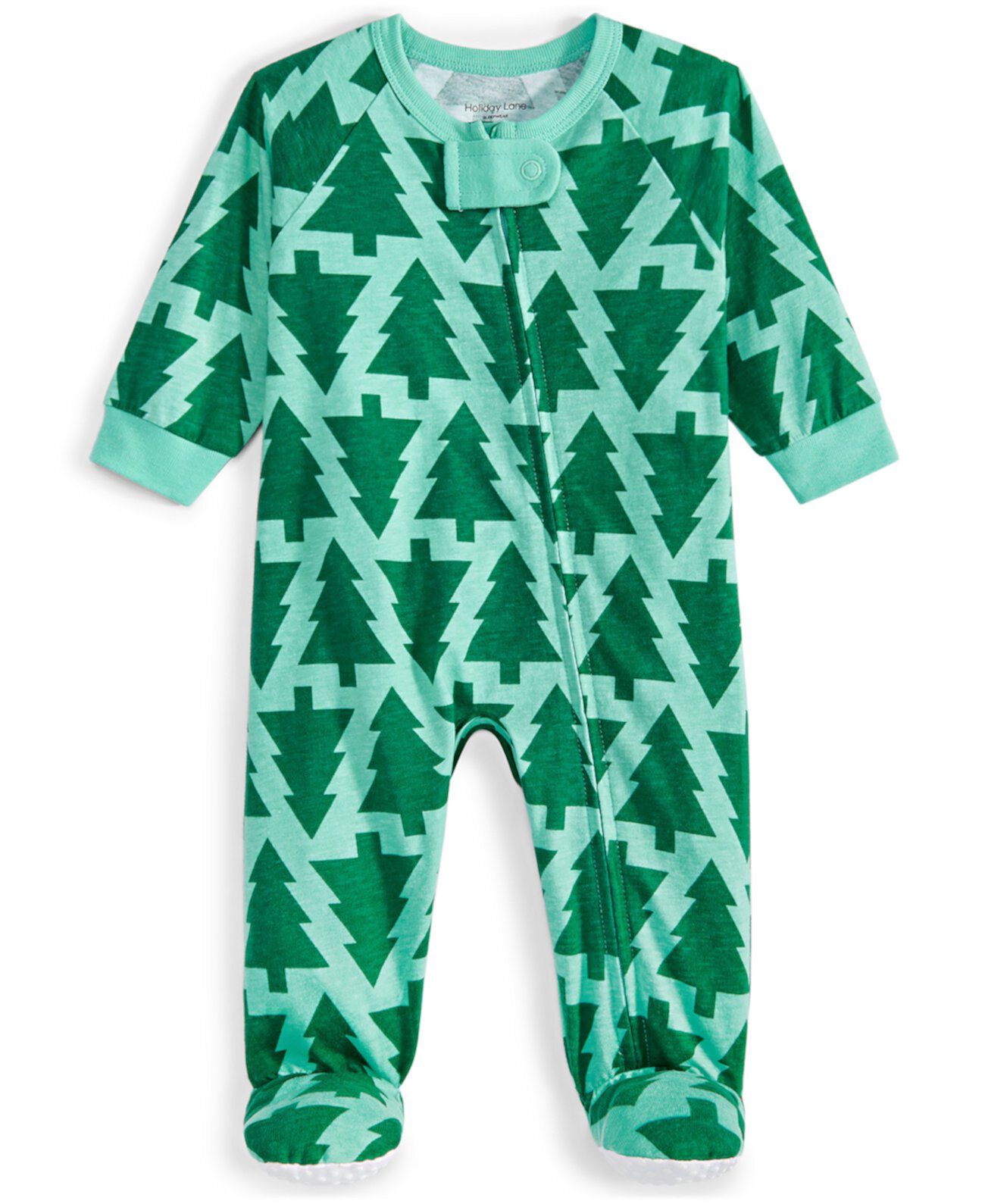 Baby Trees Cotton Footed Matching Family Christmas Pajamas, Created for Macy's Holiday Lane