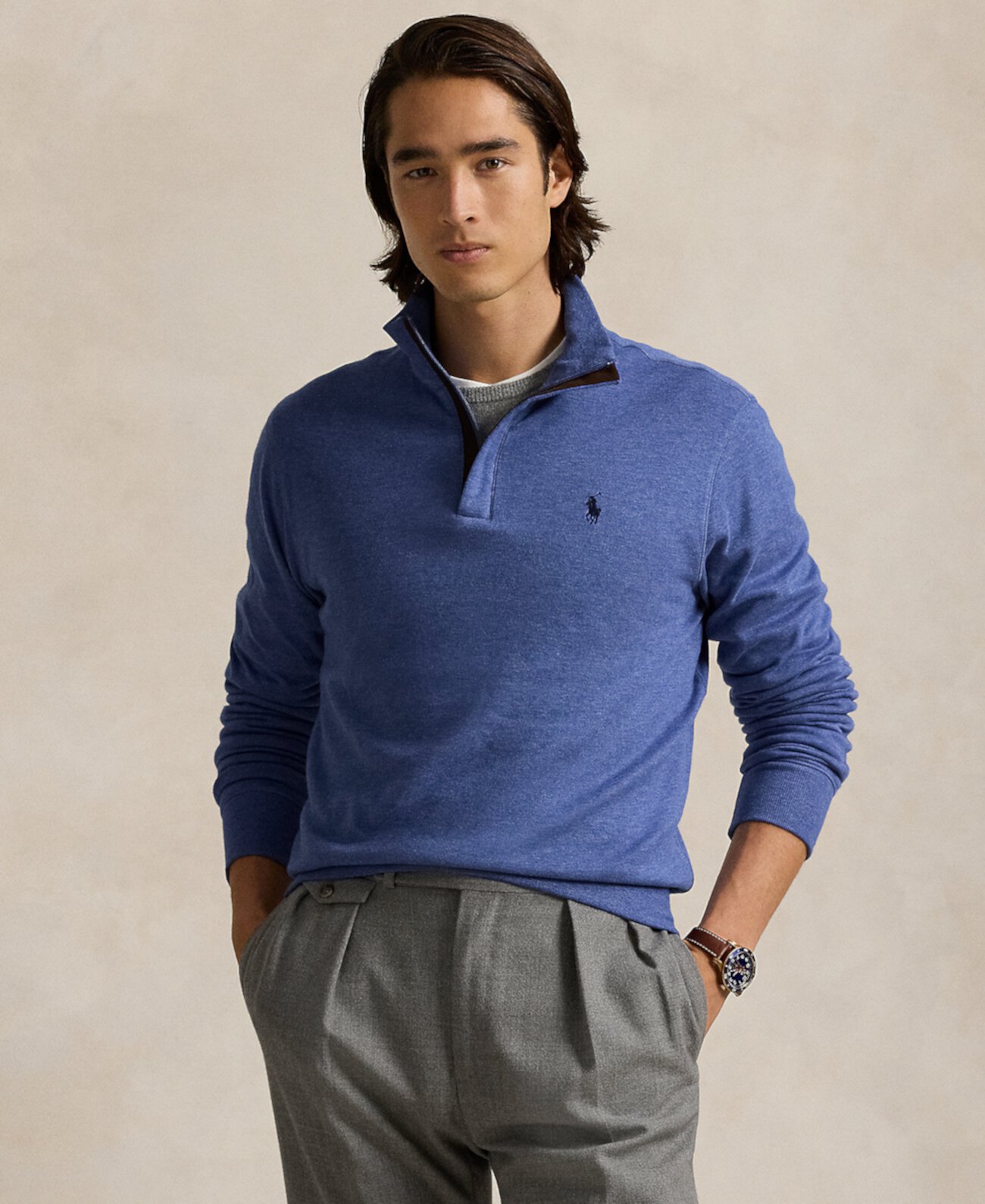 Мужская Толстовка Polo Ralph Lauren Quarter-Zip Polo Ralph Lauren