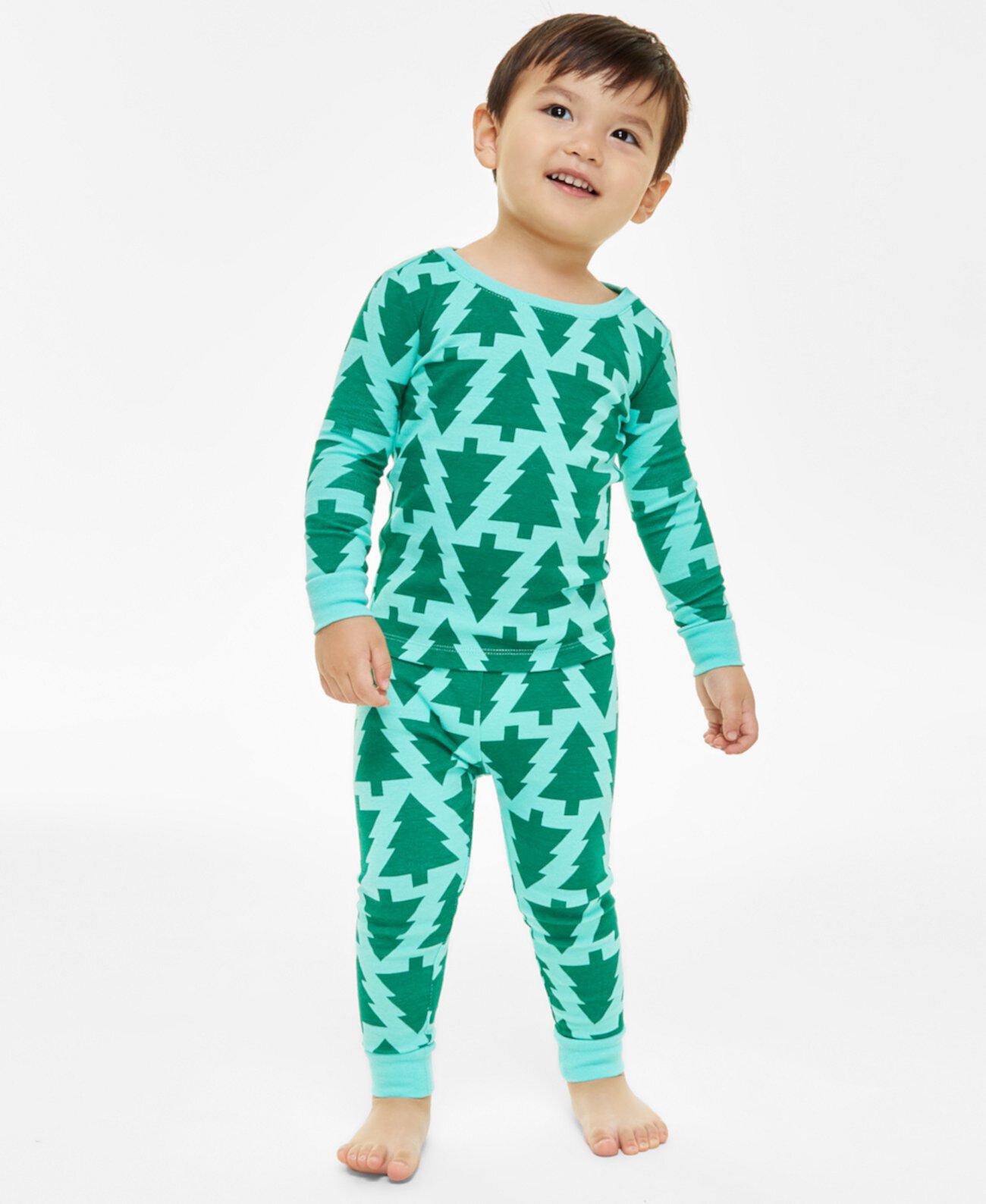 Family Pajamas Baby & Toddler Trees Cotton Snug-Fit Family Matching Christmas Pajamas, Created for Macy's Holiday Lane