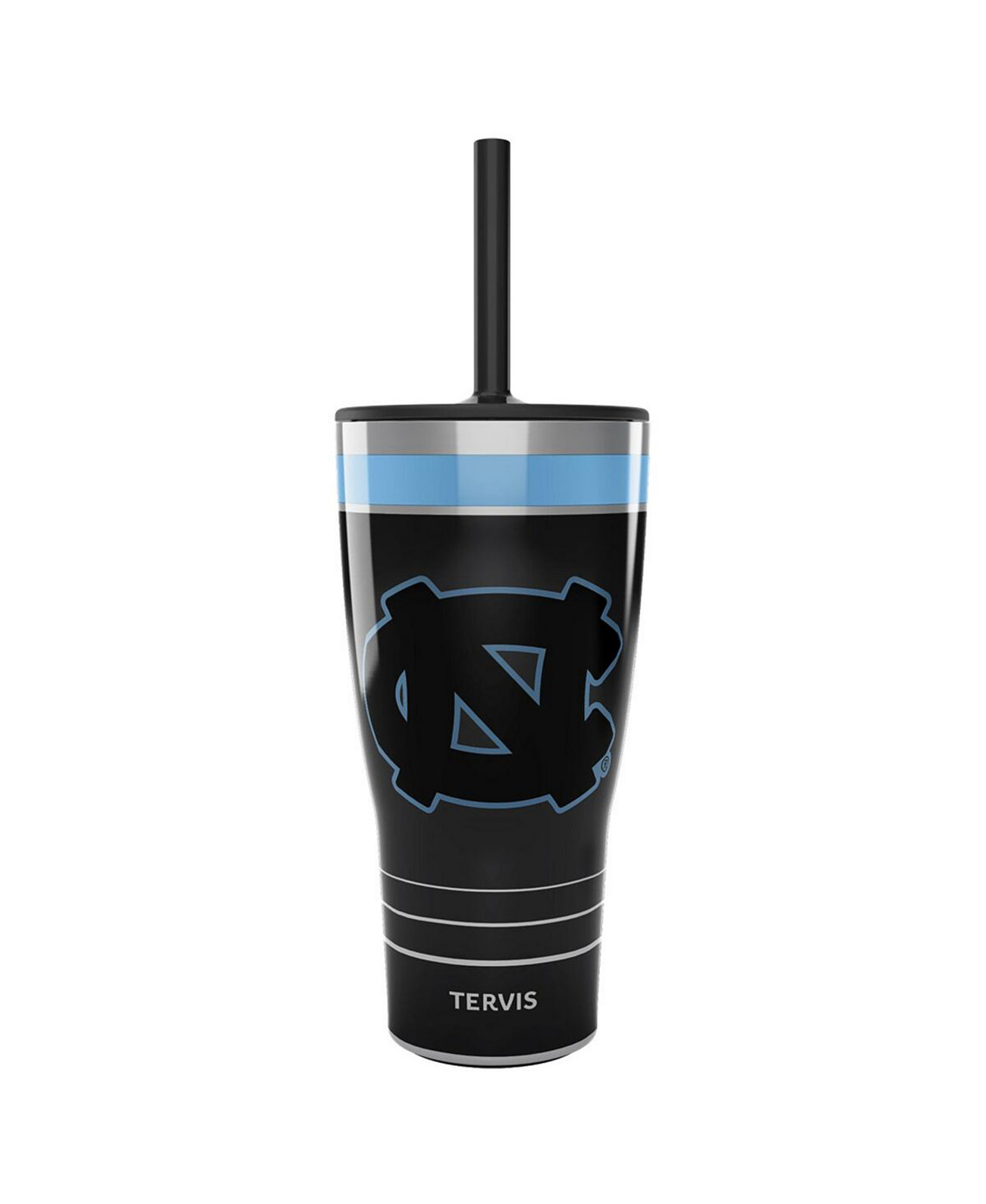 North Carolina Tar Heels 30oz. Night Game Tumbler with Straw Tervis