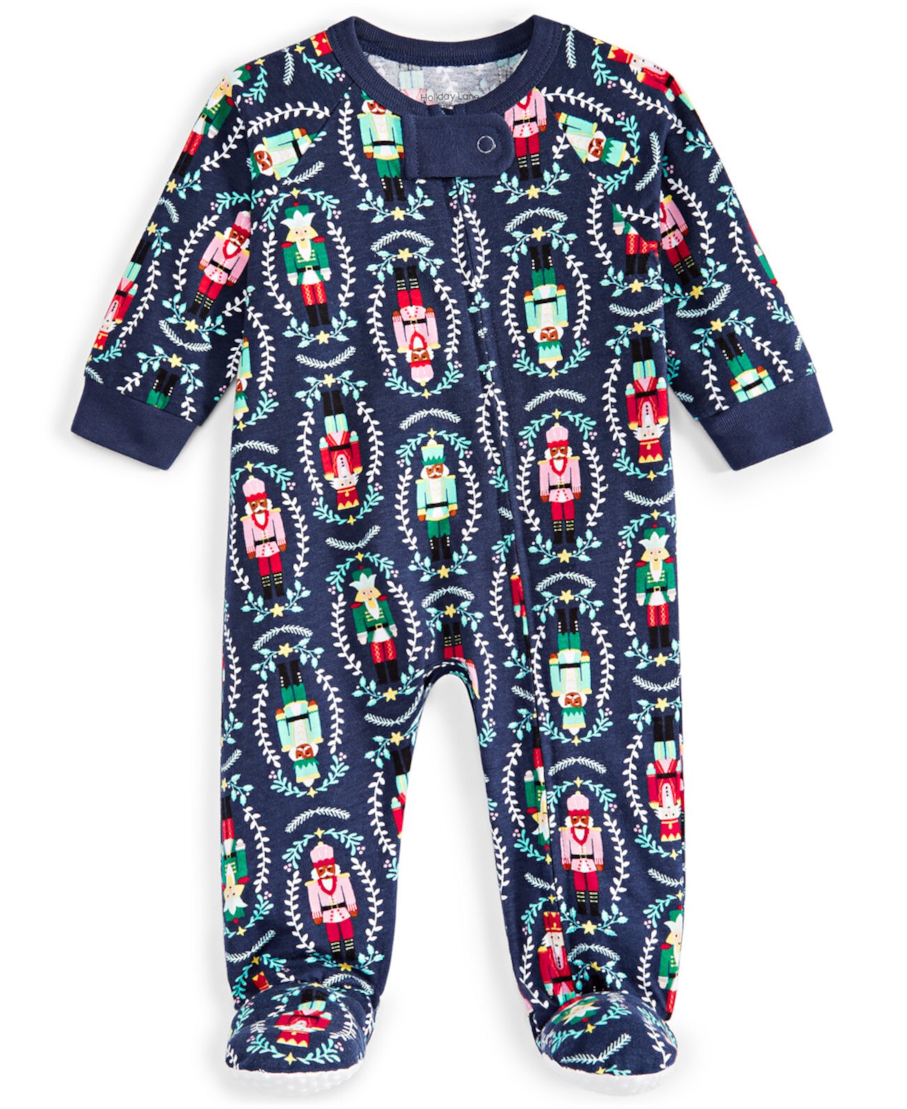 Baby Nutcracker Cotton Footed Family Holiday Pajamas, Created for Macy's Holiday Lane