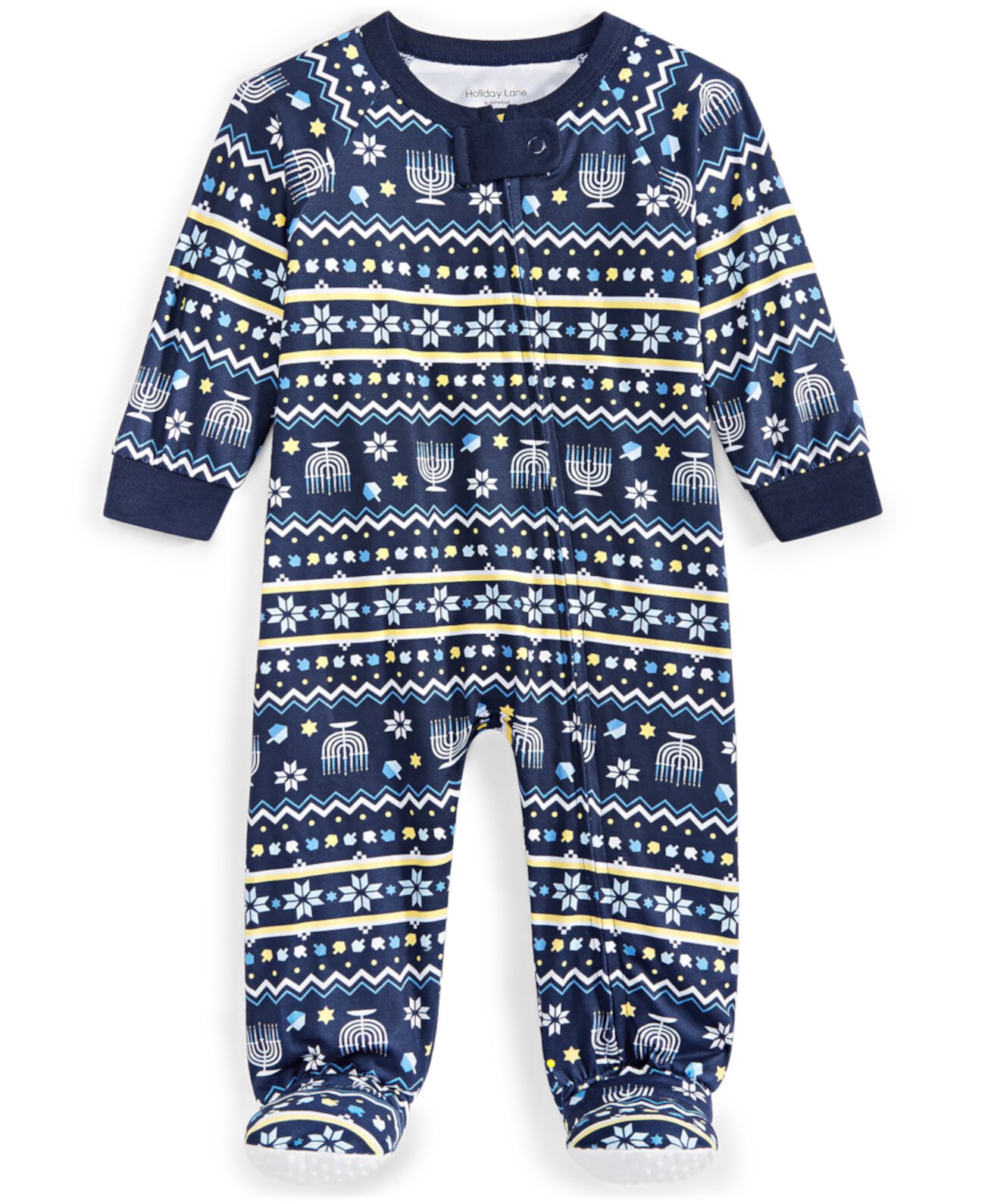 Baby Hanukkah Footed Family Holiday Pajamas, Created for Macy's Holiday Lane