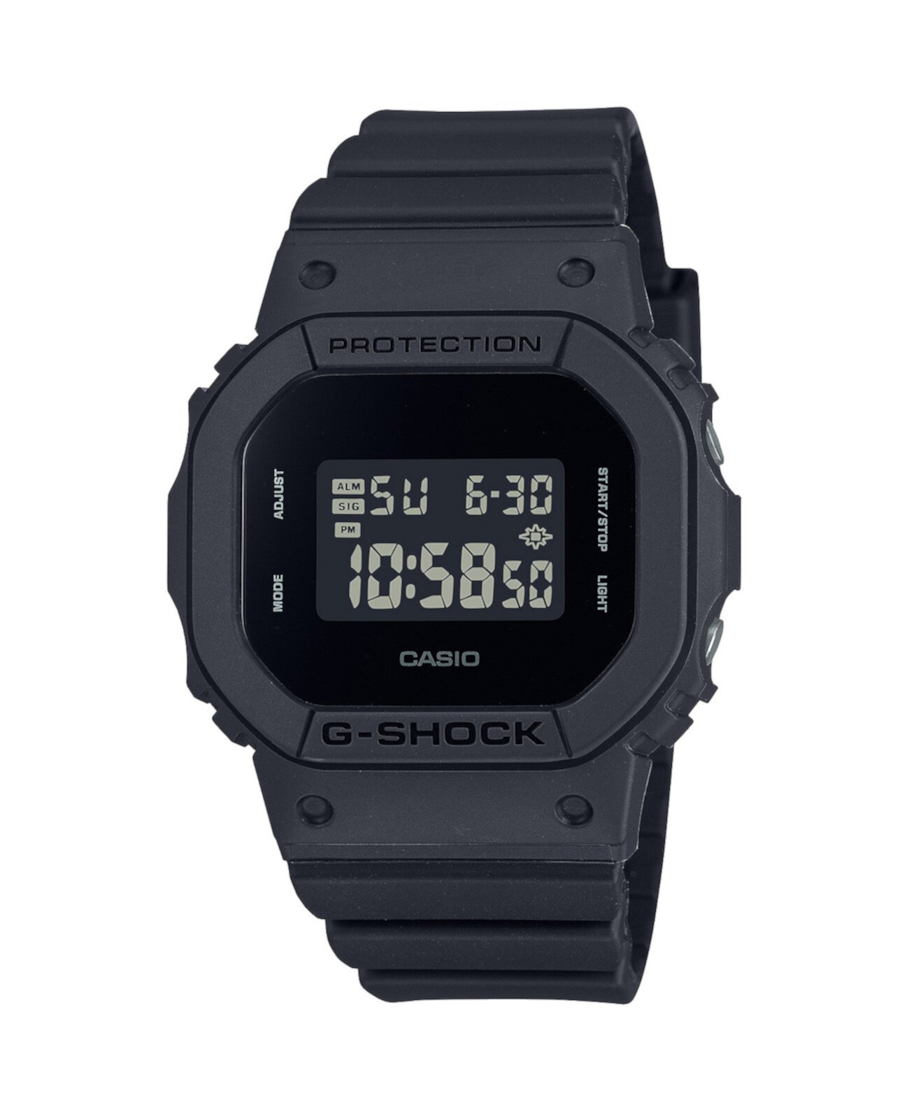 Unisex Japanese Quartz Black Resin Watch, 40.5mm, GMDS5610BB-1 G-Shock