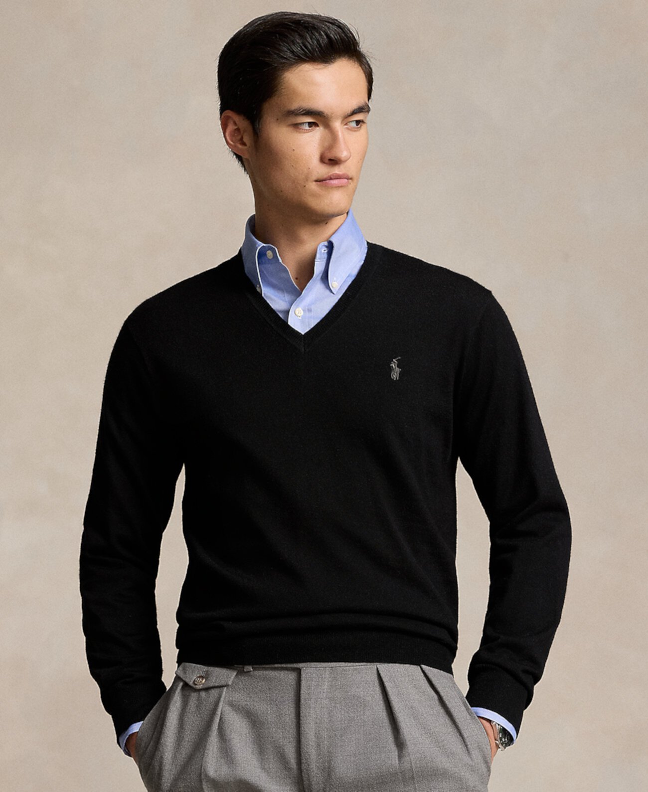 Мужской Свитер Polo Ralph Lauren Wool V-Neck Polo Ralph Lauren