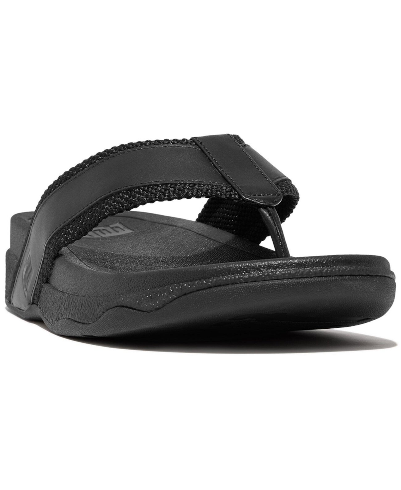 Мужские сандалии FitFlop Surfer с амортизирующей подошвой и кожаным декором FitFlop