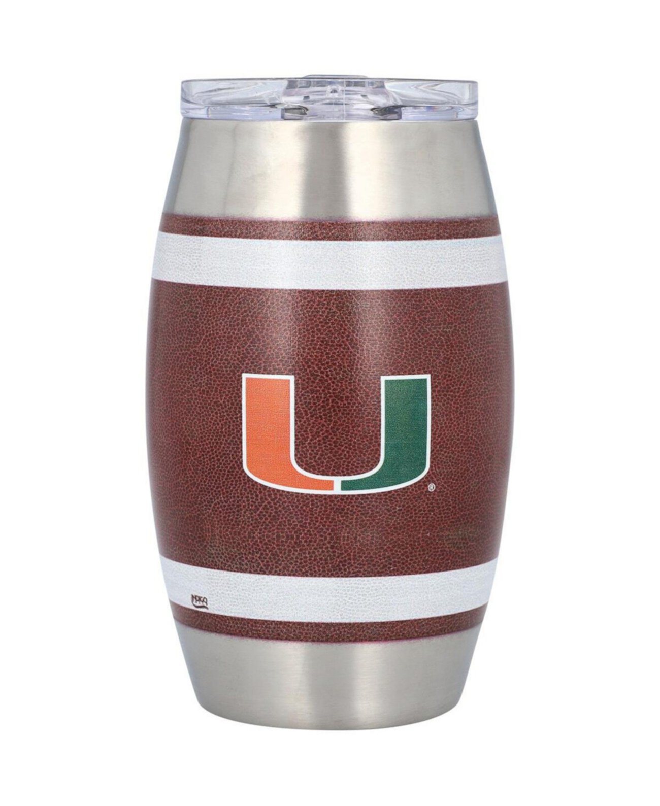 Miami Hurricanes 15oz. Football Tumbler Indigo Falls