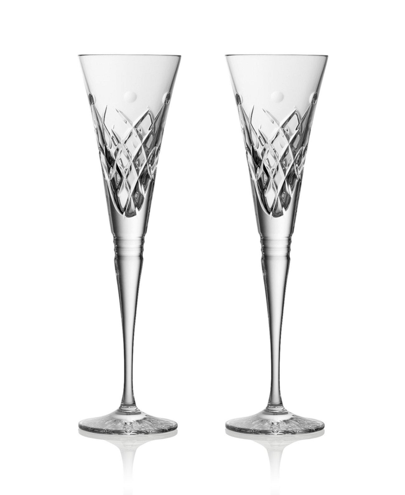 Winter Wonders Flutes Holly, Set of 2 Waterford