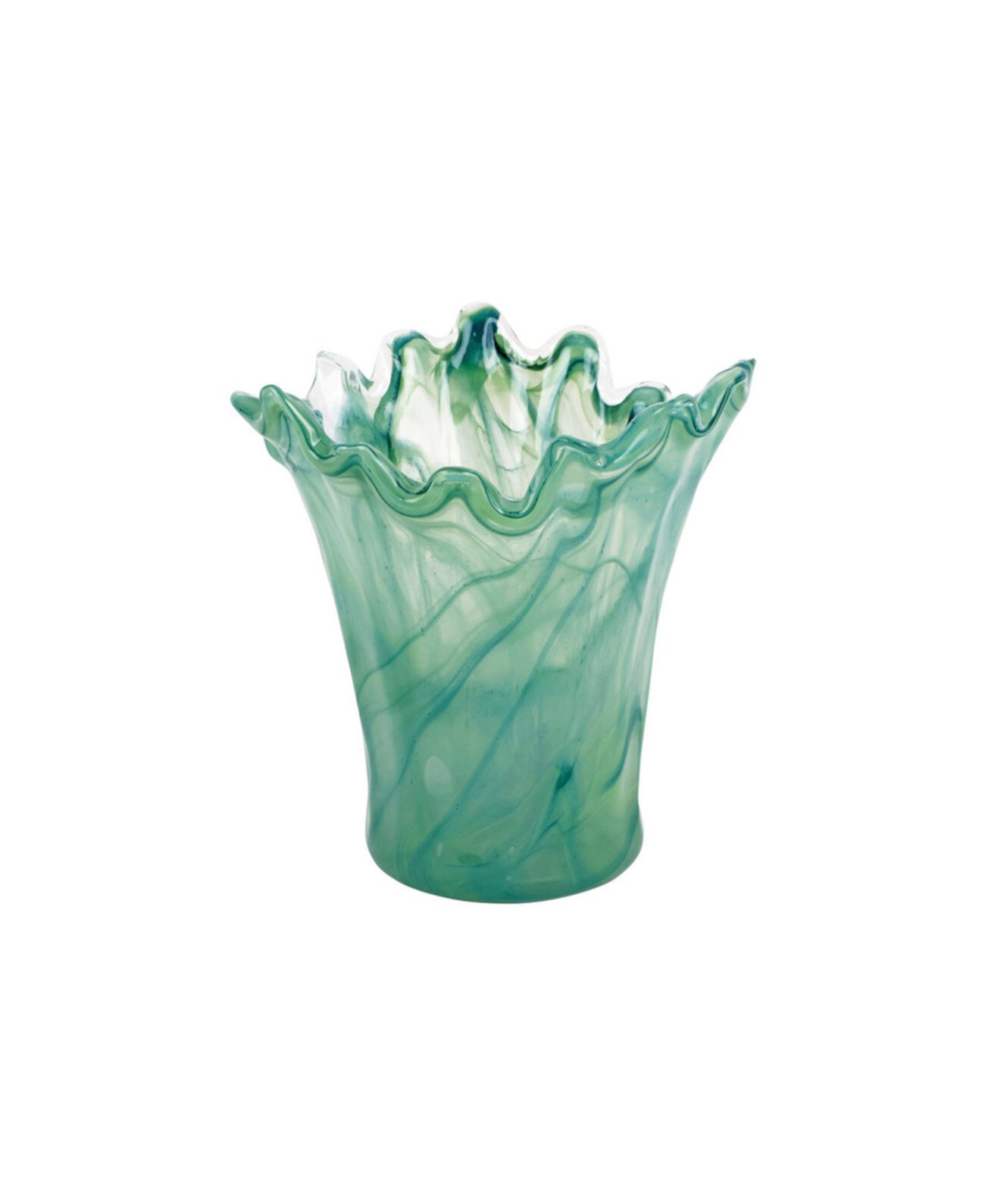 Onda Glass Short Vase Vietri