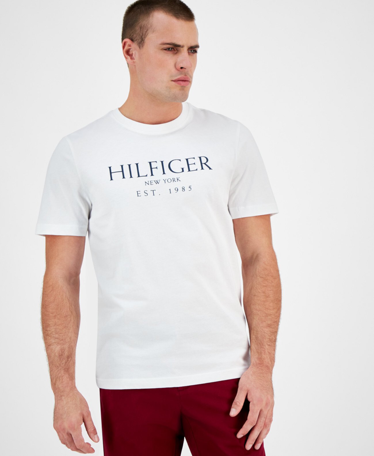 Мужская Футболка Tommy Hilfiger Большой Логотип Tommy Hilfiger